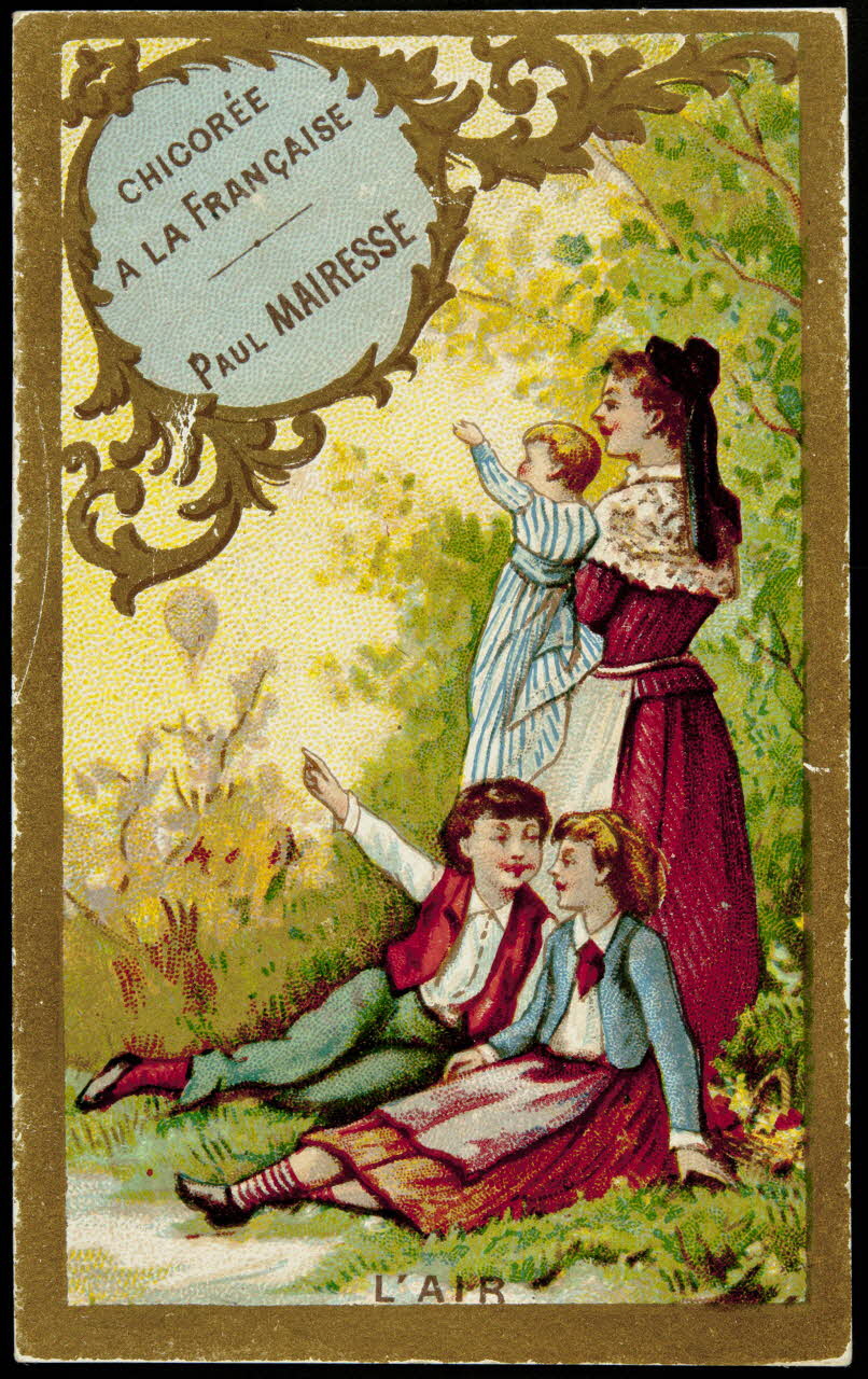 Imprimerie H. Laas carte réclame chromo Paris 1878-1905 1995.1.1099.1 Photo