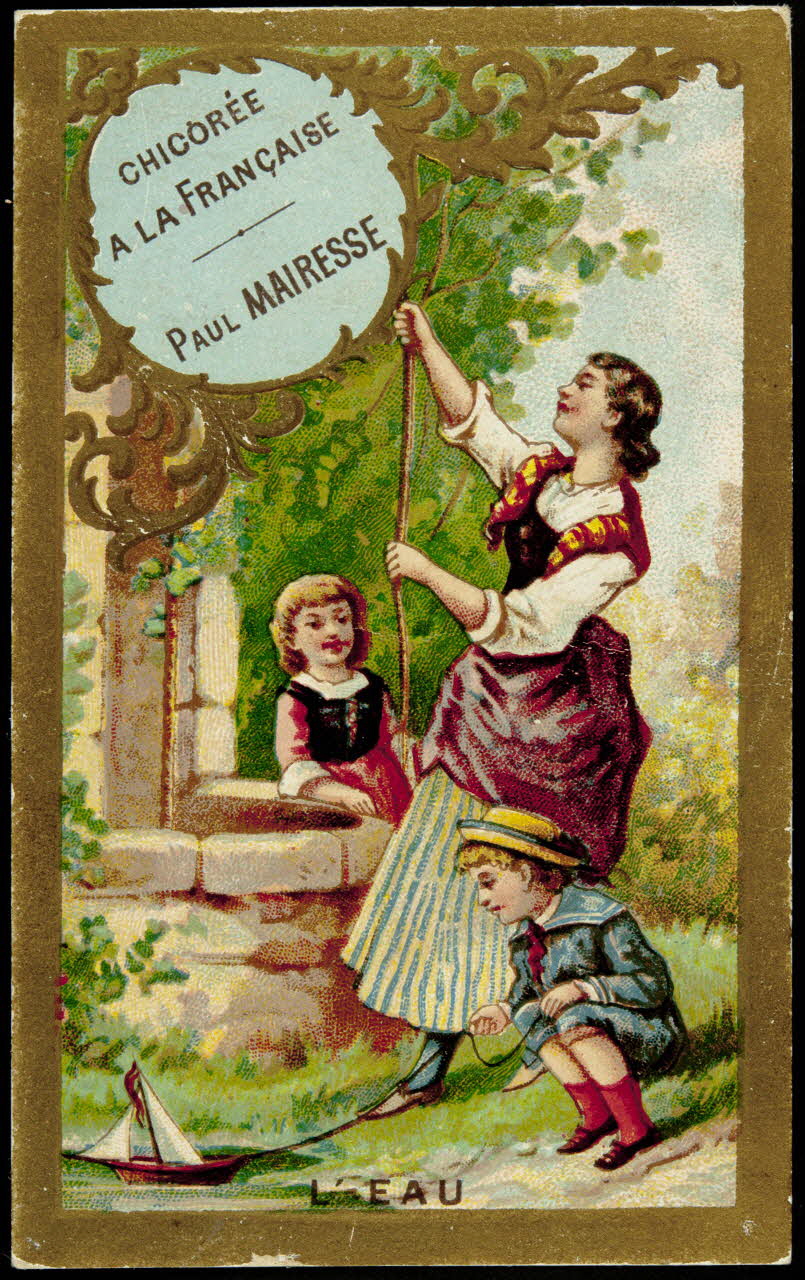 Imprimerie H. Laas carte réclame chromo Paris 1878-1905 1995.1.1099.2 Photo