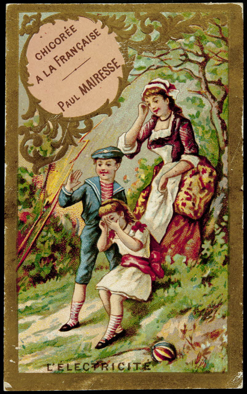 Imprimerie H. Laas carte réclame chromo Paris 1878-1905 1995.1.1099.4 Photo