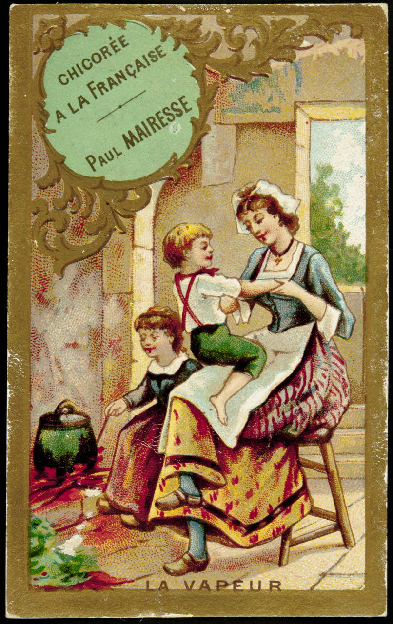 Imprimerie H. Laas carte réclame chromo Paris 1878-1905 1995.1.1099.5 Photo
