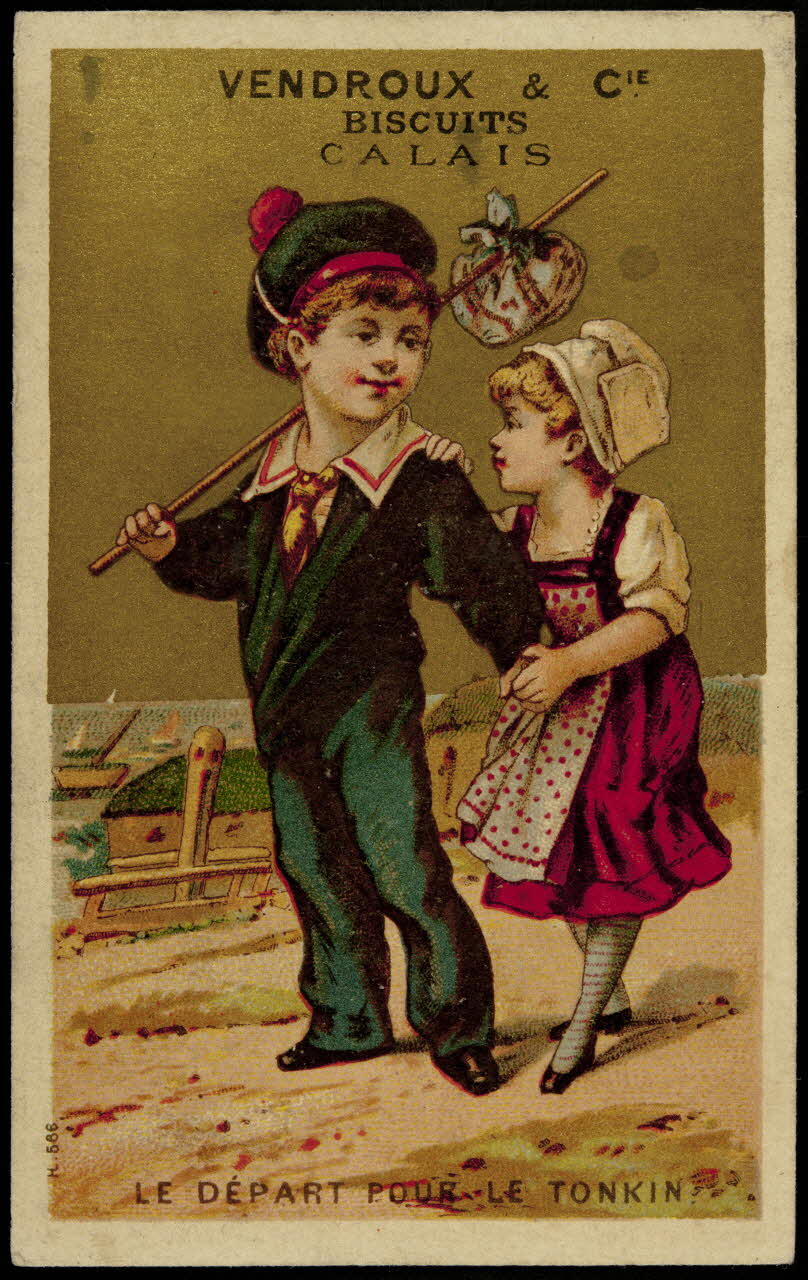 Imprimerie H. Laas carte réclame chromo Paris 1878-1905 1995.1.1101.1 Photo