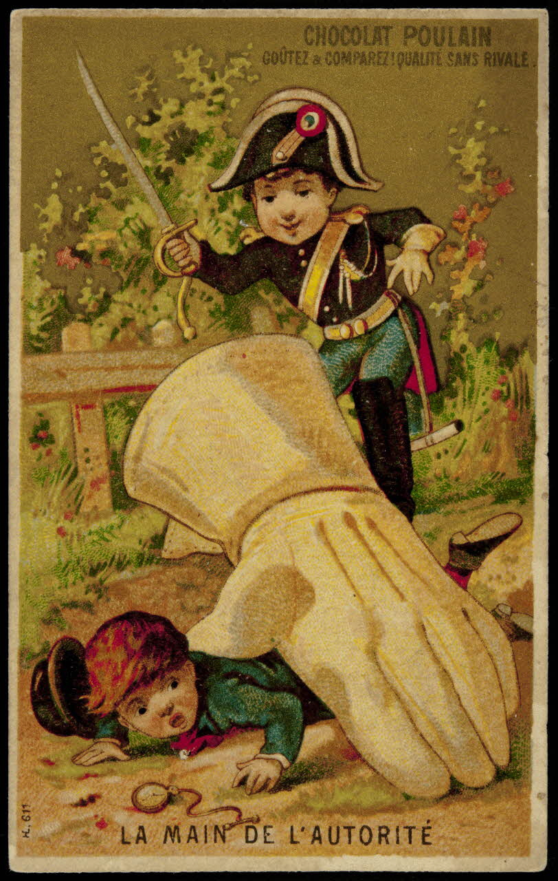 Imprimerie H. Laas carte réclame chromo Paris 1878-1905 1995.1.1103.1 Photo