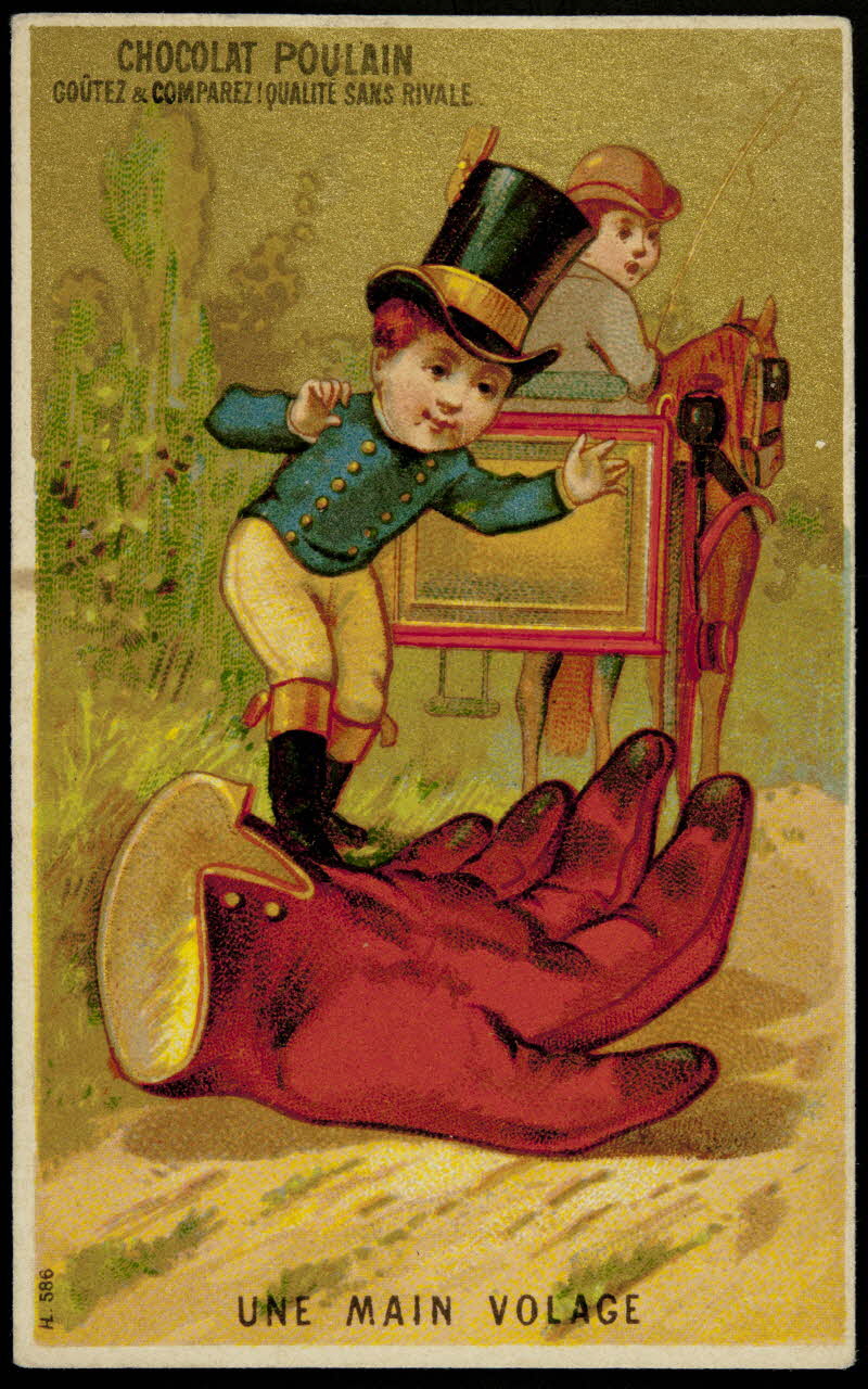 Imprimerie H. Laas carte réclame chromo Paris 1878-1905 1995.1.1103.4  Photo