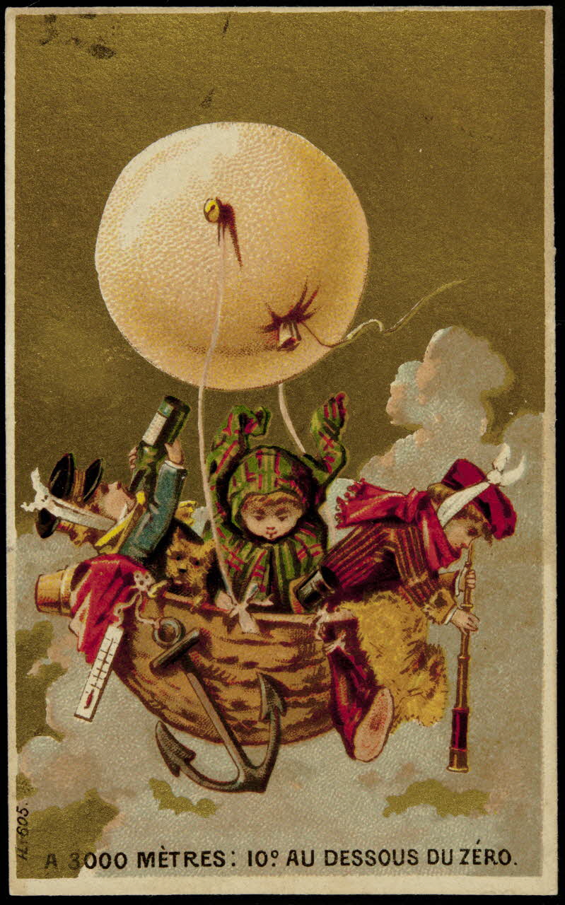 Imprimerie H. Laas carte réclame chromo Paris 1878-1905 1995.1.1104.4 Photo