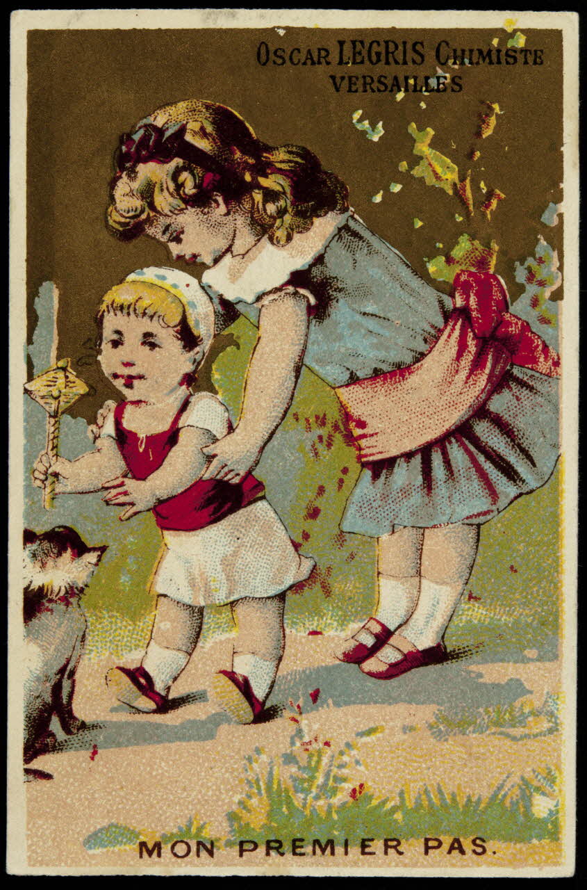 Imprimerie H. Laas carte réclame chromo Paris 1878-1900 1995.1.1105.5 Photo