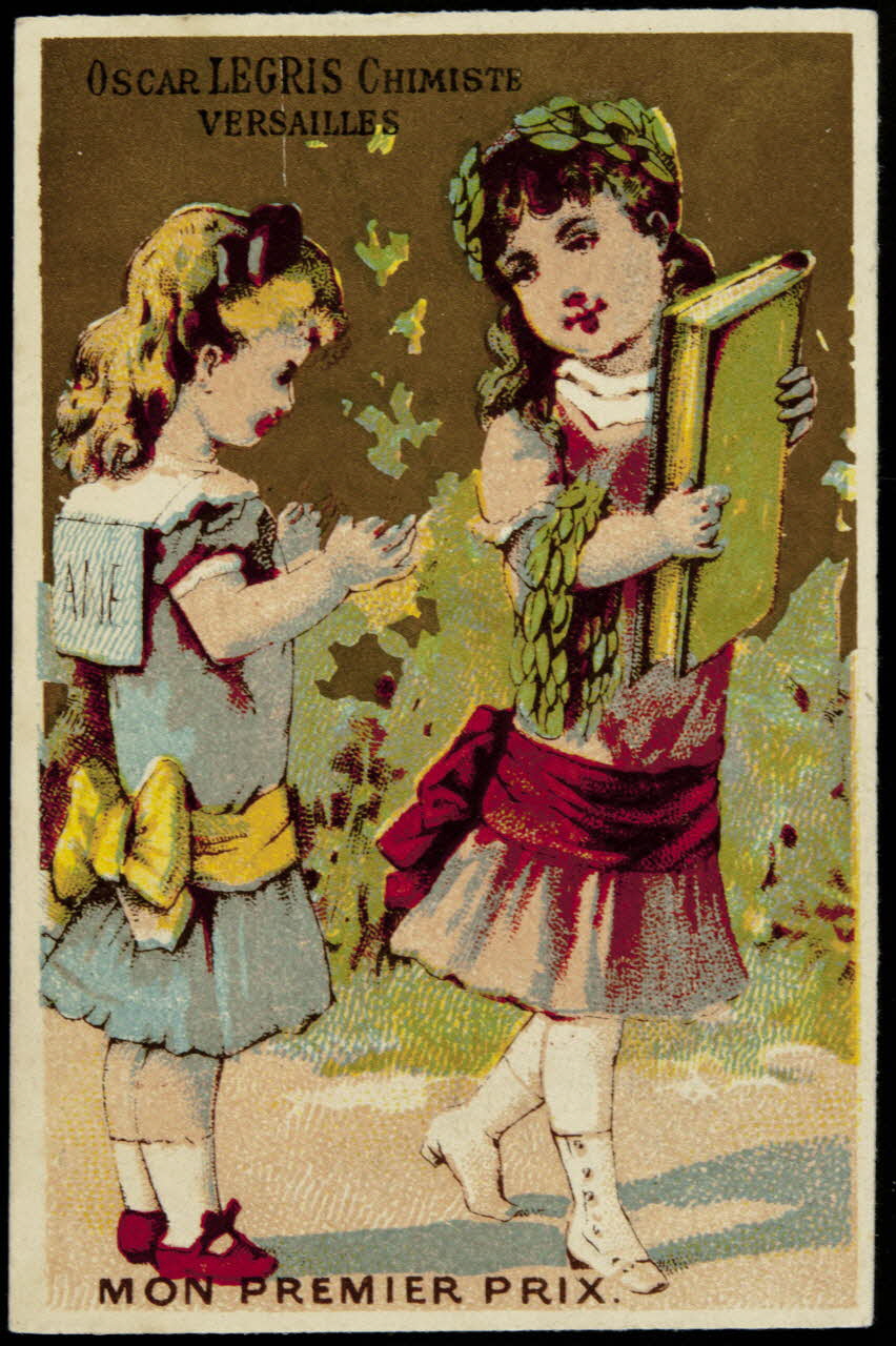 Imprimerie H. Laas carte réclame chromo Paris 1878-1900 1995.1.1105.6 Photo