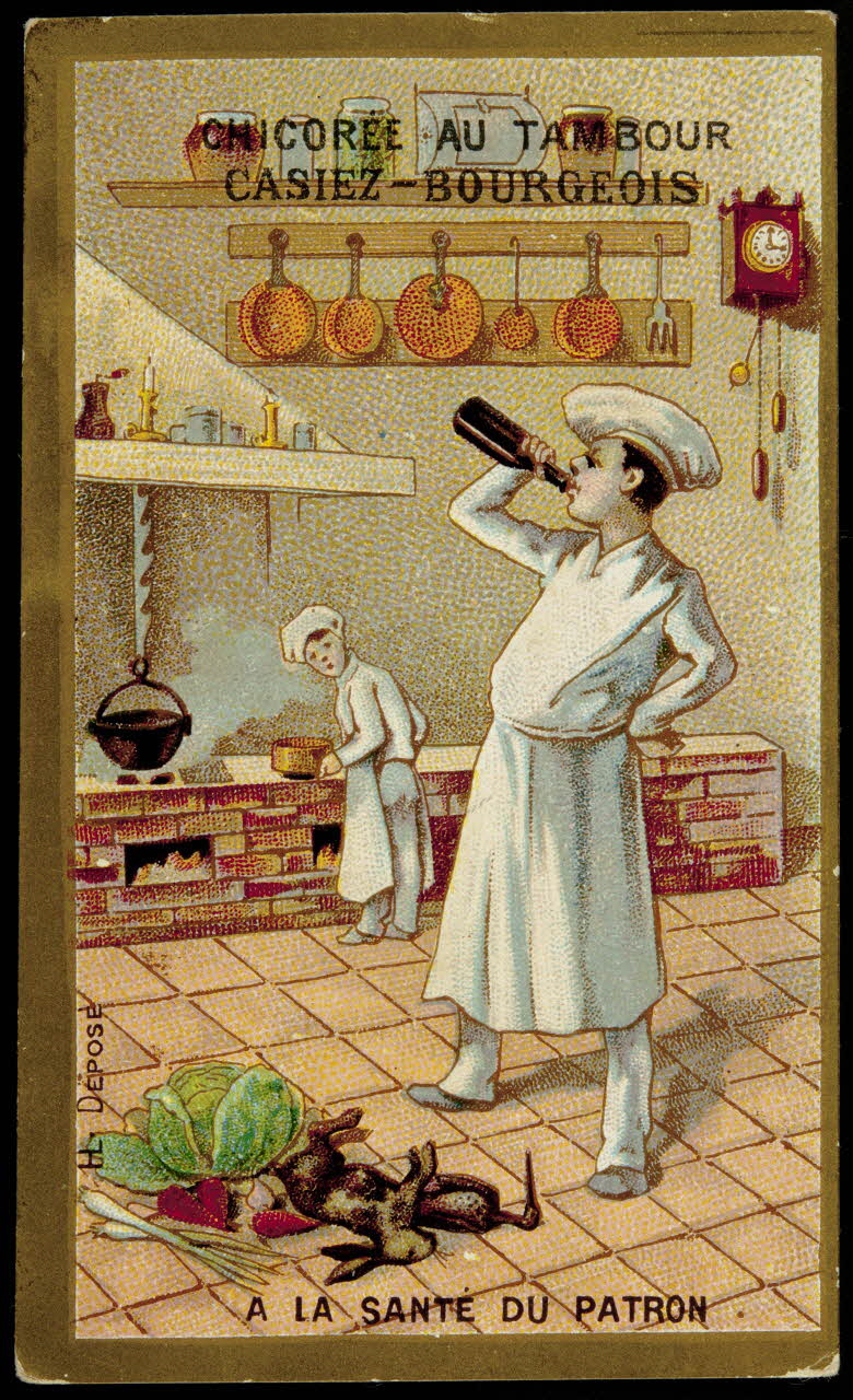 Imprimerie H. Laas carte réclame chromo Paris 1878-1900 1995.1.1107.1 Photo