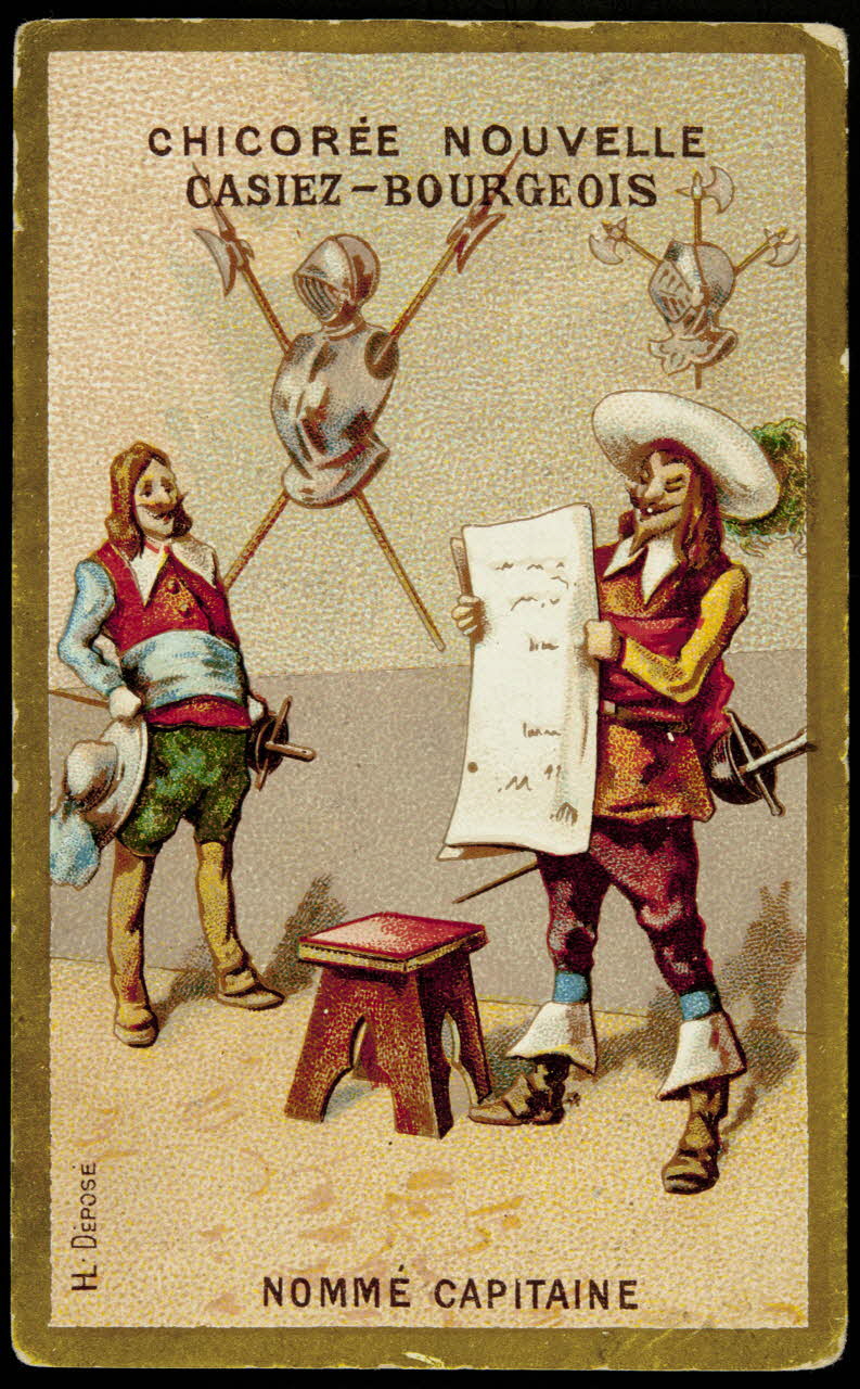 Imprimerie H. Laas carte réclame chromo Paris 1878-1900 1995.1.1107.8 Photo