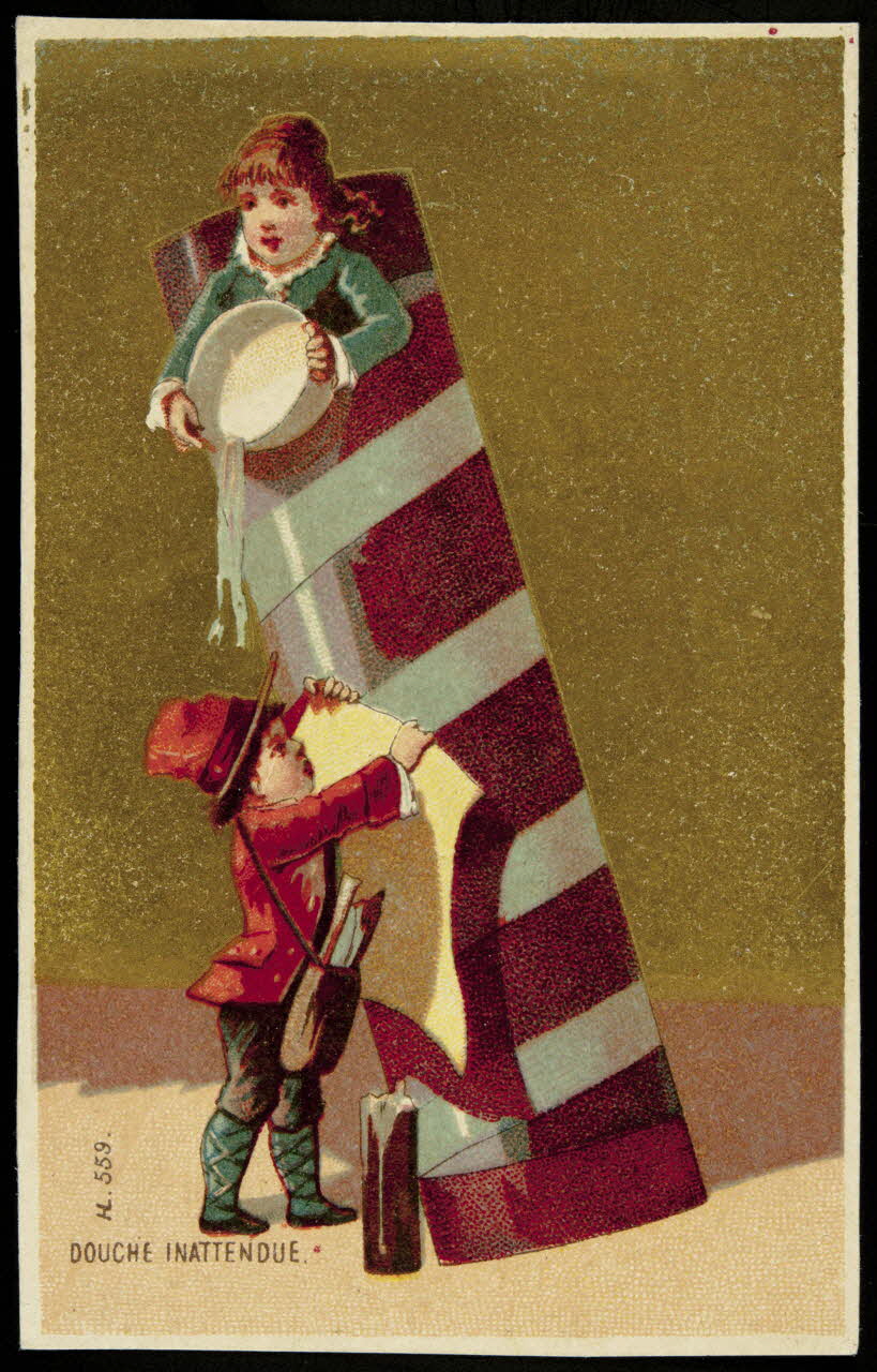 Imprimerie H. Laas carte réclame chromo Paris 1878-1900 1995.1.1112.2 Photo