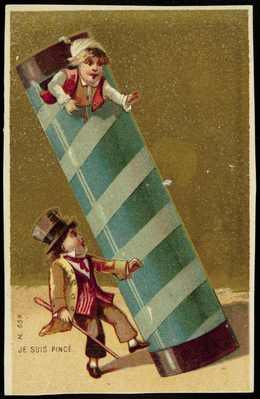 Imprimerie H. Laas carte réclame chromo Paris 1878-1900 1995.1.1112.3 Photo