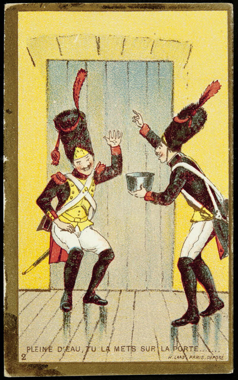 Imprimerie H. Laas carte réclame chromo Paris 1878-1900 1995.1.1113.2 Photo