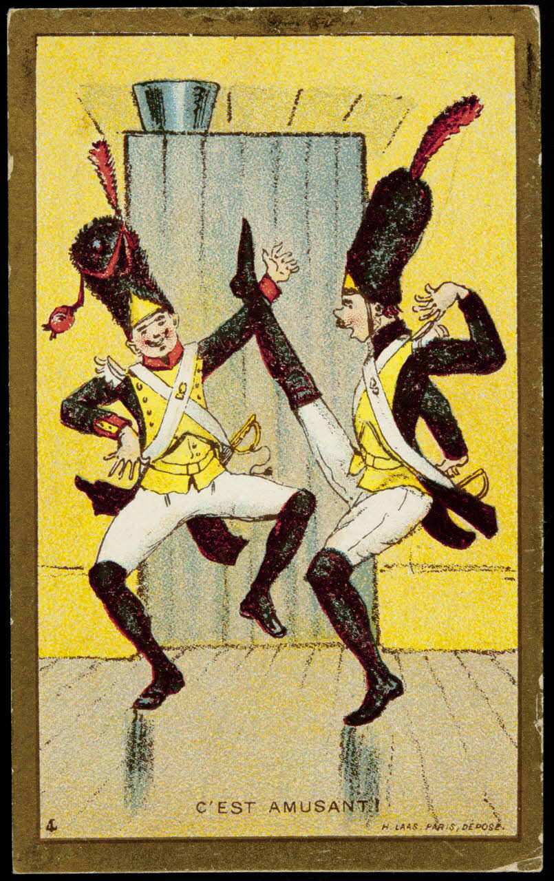 Imprimerie H. Laas carte réclame chromo Paris 1878-1900 1995.1.1113.4 Photo