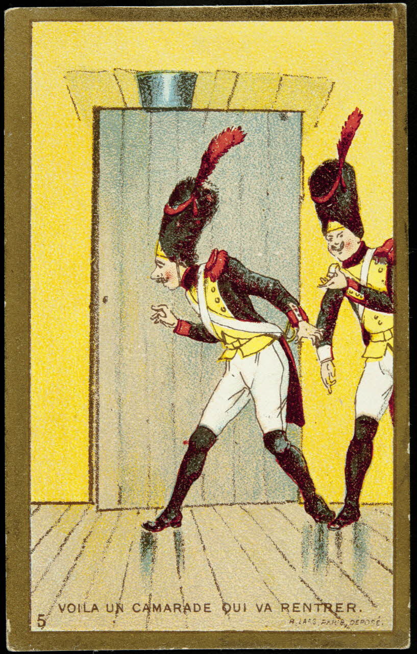 Imprimerie H. Laas carte réclame chromo Paris 1878-1900 1995.1.1113.5 Photo