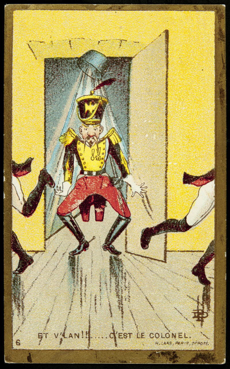 Imprimerie H. Laas carte réclame chromo Paris 1878-1900 1995.1.1113.6 Photo