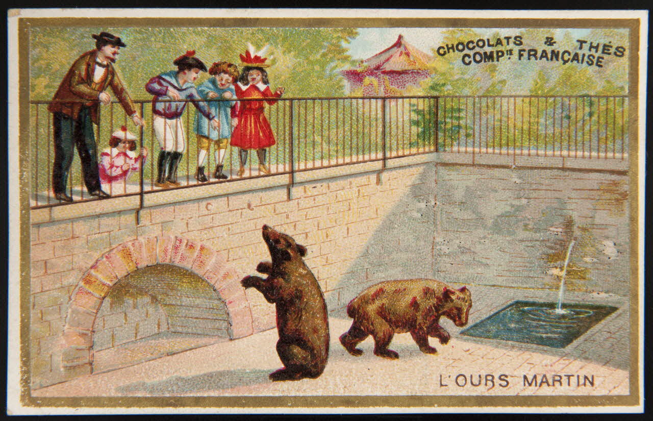 Imprimerie H. Laas carte réclame chromo Paris 1878-1900 1995.1.1114.2 Photo