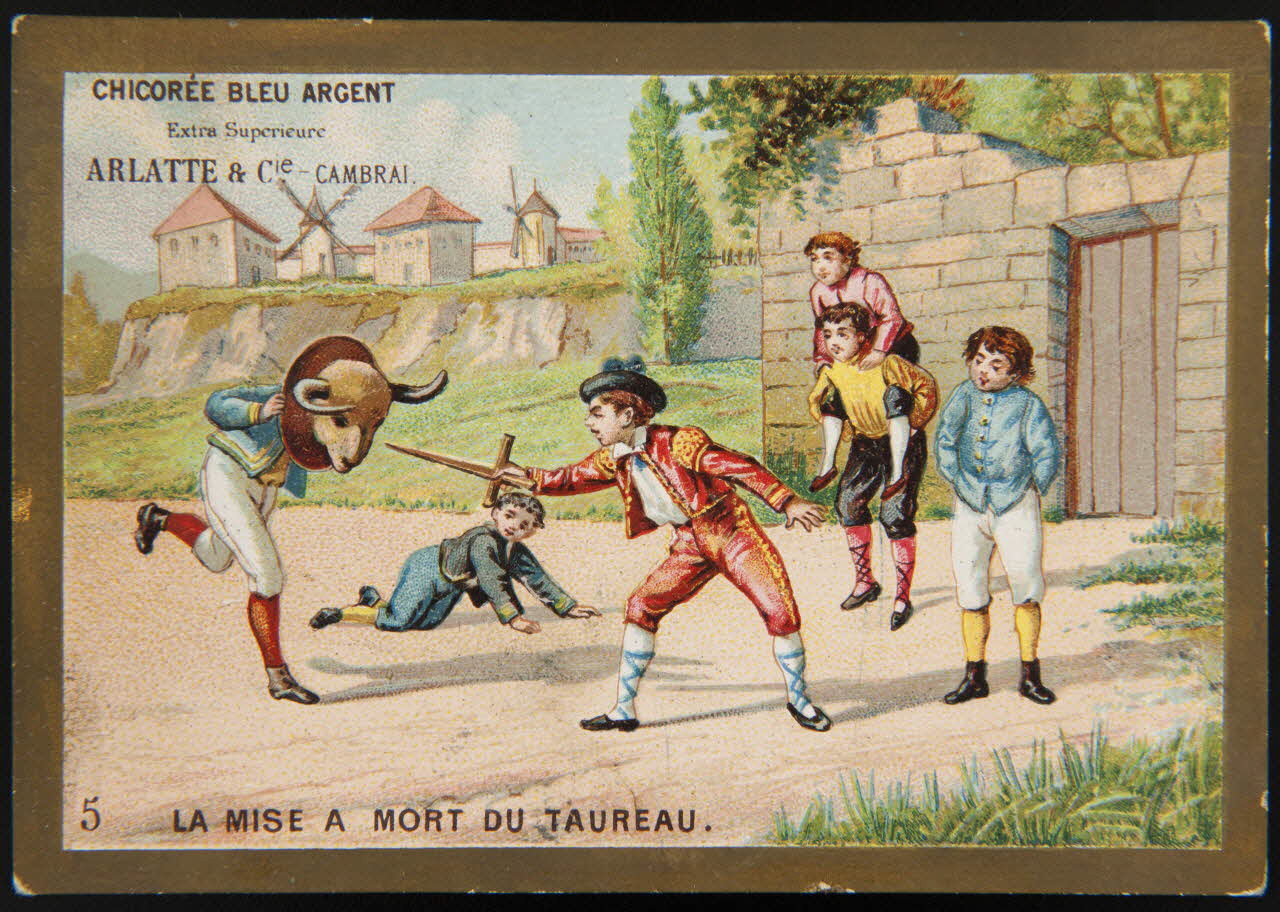Imprimerie H. Laas carte réclame chromo Paris 1878-1900 1995.1.1115.5 Photo