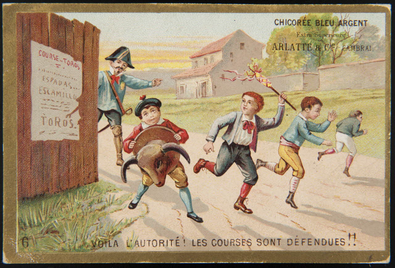 Imprimerie H. Laas carte réclame chromo Paris 1878-1900 1995.1.1115.6 Photo
