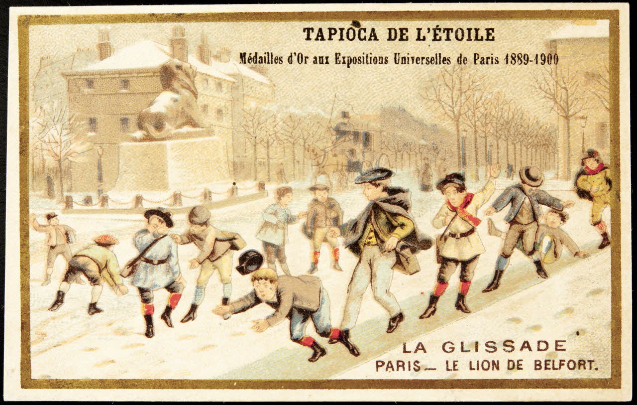 Imprimerie H. Laas carte réclame chromo Paris 1900-1905 1995.1.1116.2 Photo