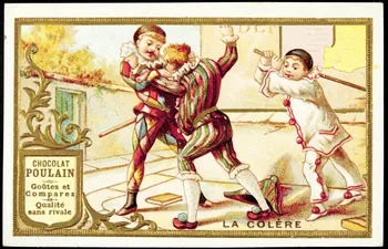 Imprimerie H. Laas ; Poulain carte réclame chromo Paris 1878-1905 1995.1.1118.3 Photo