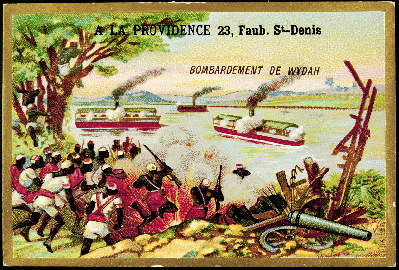 Imprimerie H. Laas carte réclame chromo Paris 1878-1900 1995.1.1120.1 Photo