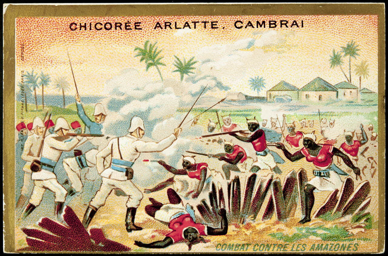 Imprimerie H. Laas carte réclame chromo Paris 1878-1900 1995.1.1120.2 Photo