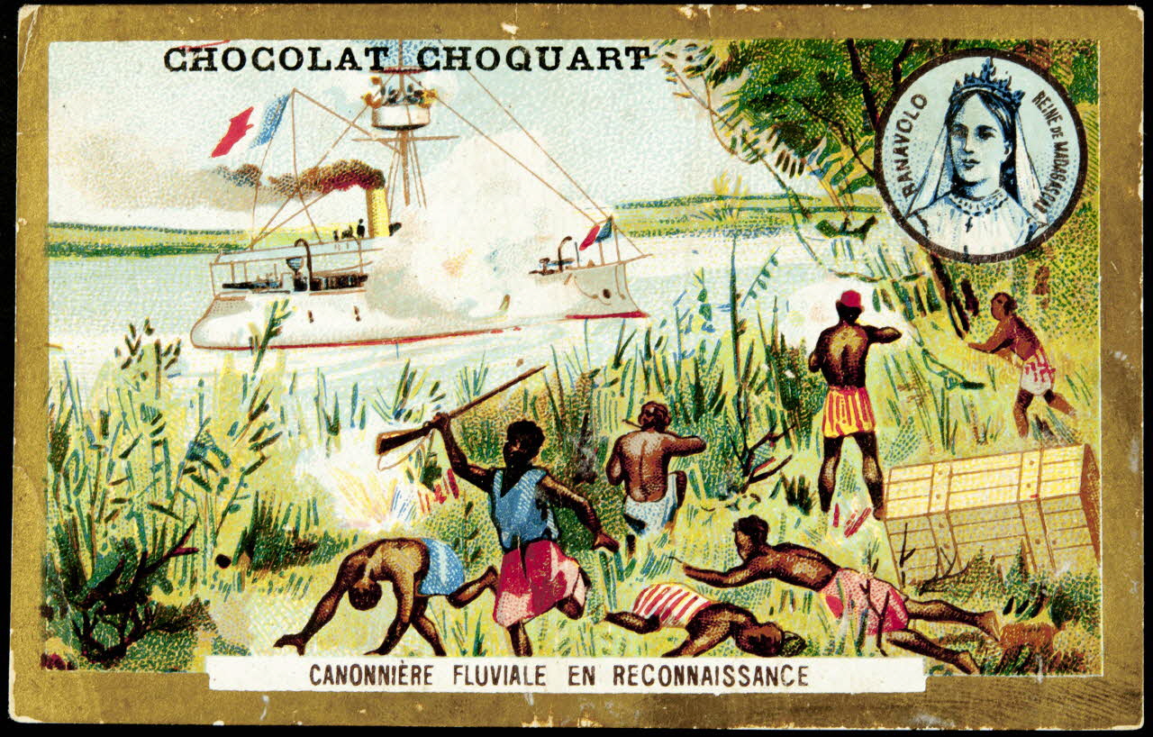 Imprimerie H. Laas carte réclame chromo Paris 1878-1900 1995.1.1121.3 Photo