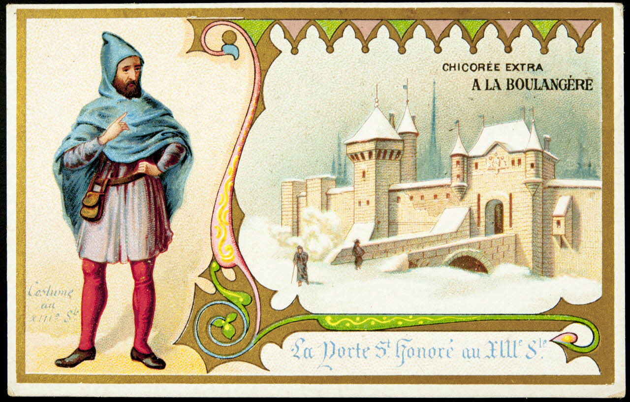 Imprimerie H. Laas carte réclame chromo Paris 1878-1900 1995.1.1123.4 Photo