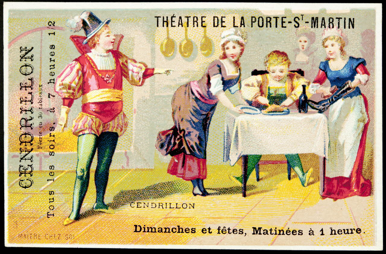 Imprimerie H. Laas carte réclame chromo Paris 1878-1900 1995.1.1126.2 Photo