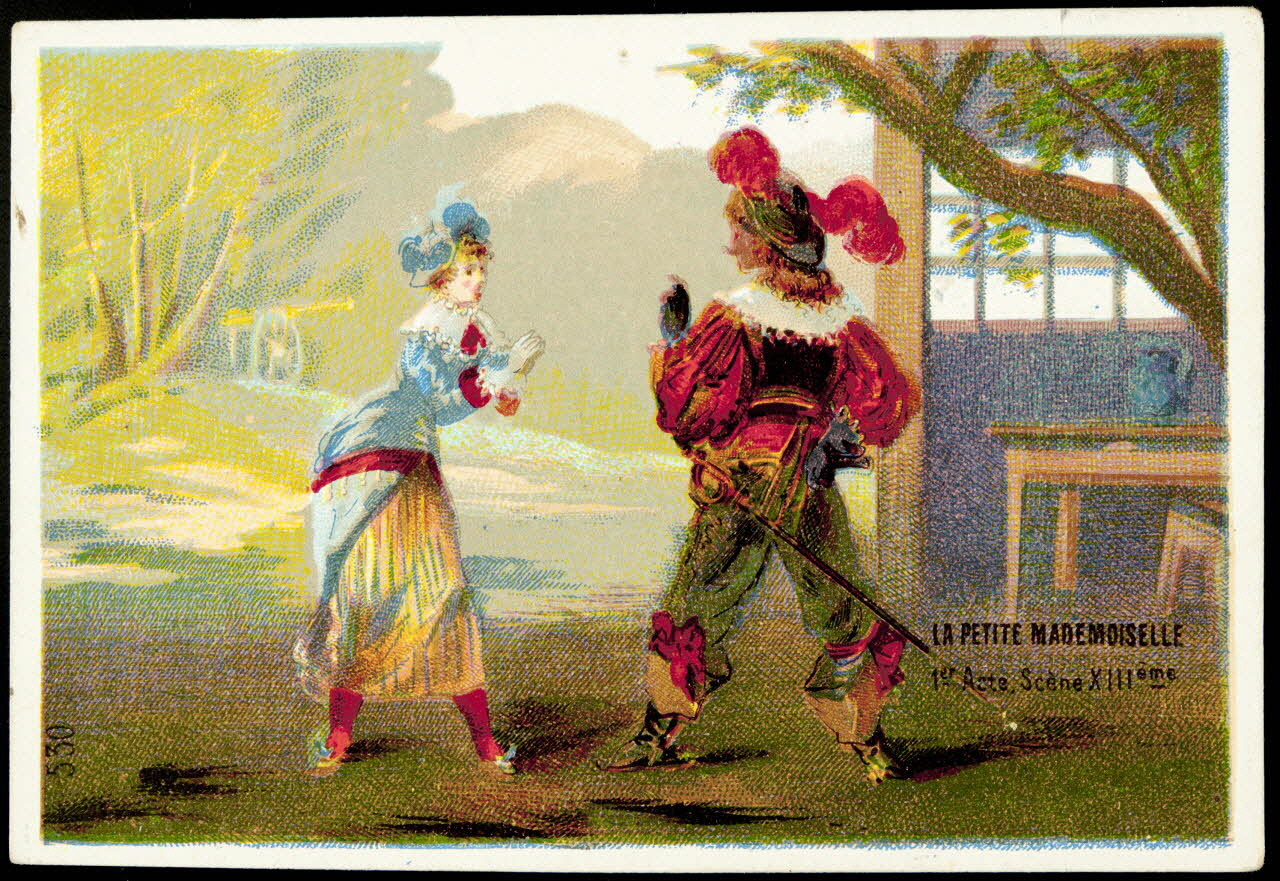 Imprimerie H. Laas carte réclame chromo Paris 1878-1905 1995.1.1127.2 Photo