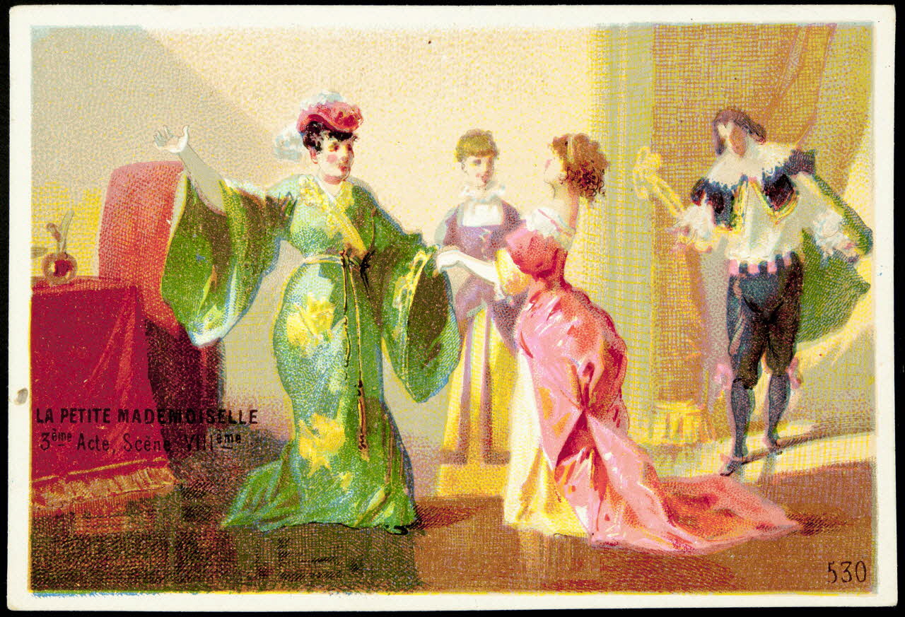 Imprimerie H. Laas carte réclame chromo Paris 1878-1905 1995.1.1127.4 Photo