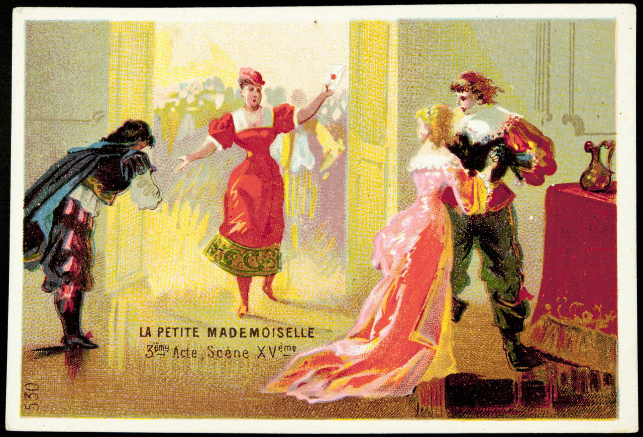 Imprimerie H. Laas carte réclame chromo Paris 1878-1905 1995.1.1127.5 Photo