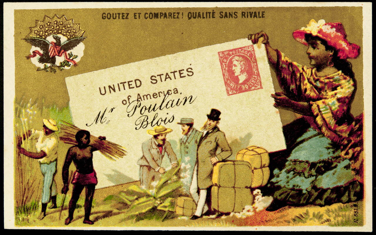 Imprimerie H. Laas carte réclame chromo Paris 1878-1905 1995.1.1129.12 Photo