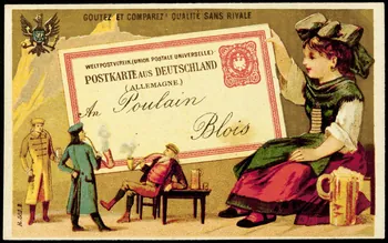 Imprimerie H. Laas carte réclame chromo Paris 1878-1905 1995.1.1129.7 Photo