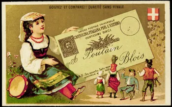 Imprimerie H. Laas carte réclame chromo Paris 1878-1905 1995.1.1129.9 Photo