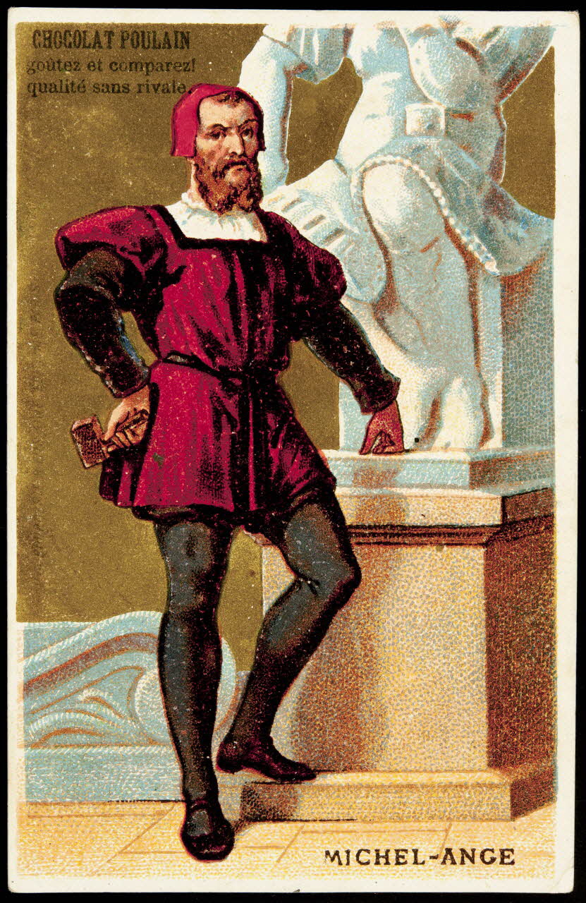 Bourgerie carte réclame chromo Paris 1878-1914 1995.1.113.27 Photo