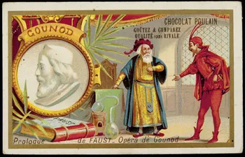 Imprimerie H. Laas ; Poulain carte réclame chromo Paris 1878-1905 1995.1.1132.2 Photo
