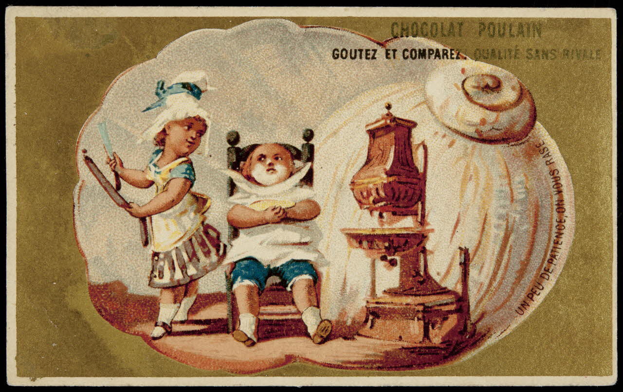 Imprimerie H. Laas carte réclame chromo Paris 1878-1905 1995.1.1133.3 Photo