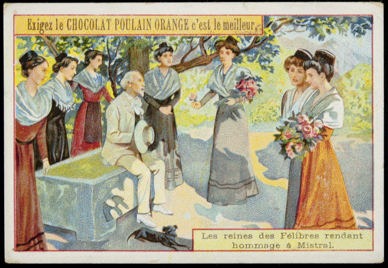 Imprimerie H. Laas carte réclame chromo Paris 1878-1905 1995.1.1136.3 Photo