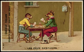 Imprimerie H. Laas carte réclame chromo Paris 1878-1905 1995.1.1137.3 Photo