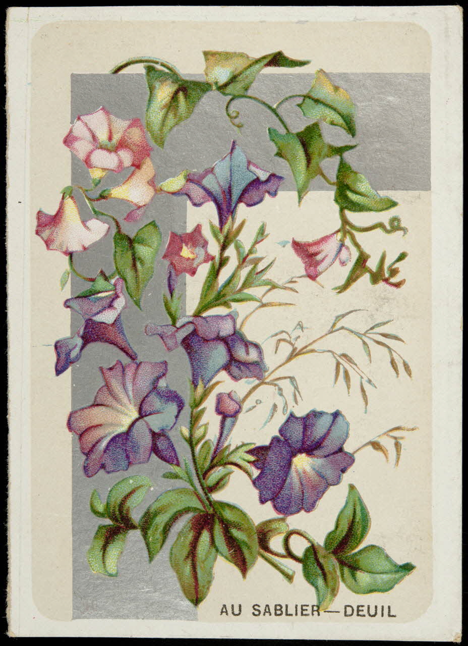 Imprimerie H. Laas carte réclame chromo Paris 1878-1900 1995.1.1140.2 Photo