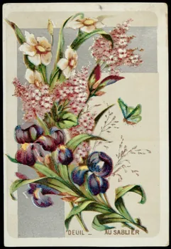 Imprimerie H. Laas carte réclame chromo Paris 1878-1900 1995.1.1140.3  Photo