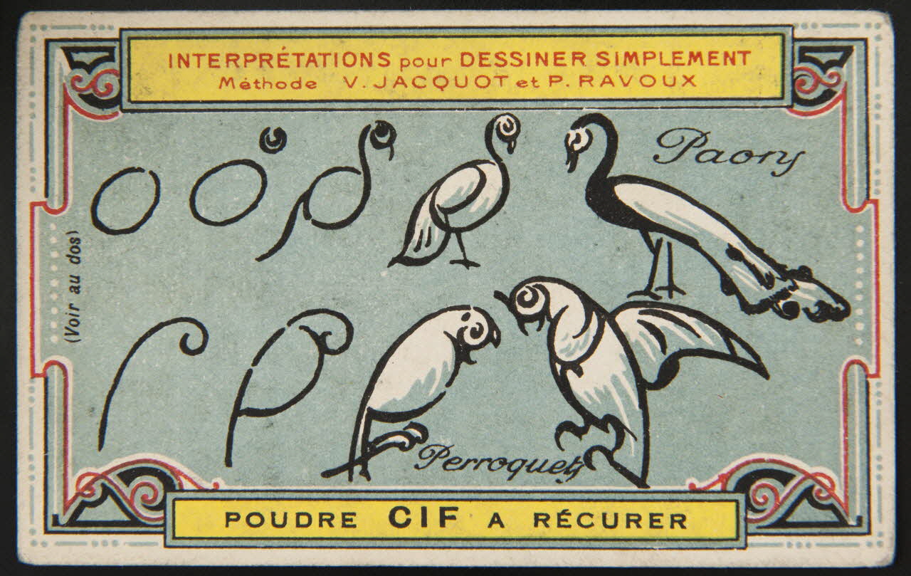 Imprimerie H. Laas carte réclame chromo Paris 1878-1905 1995.1.1141.10 Photo