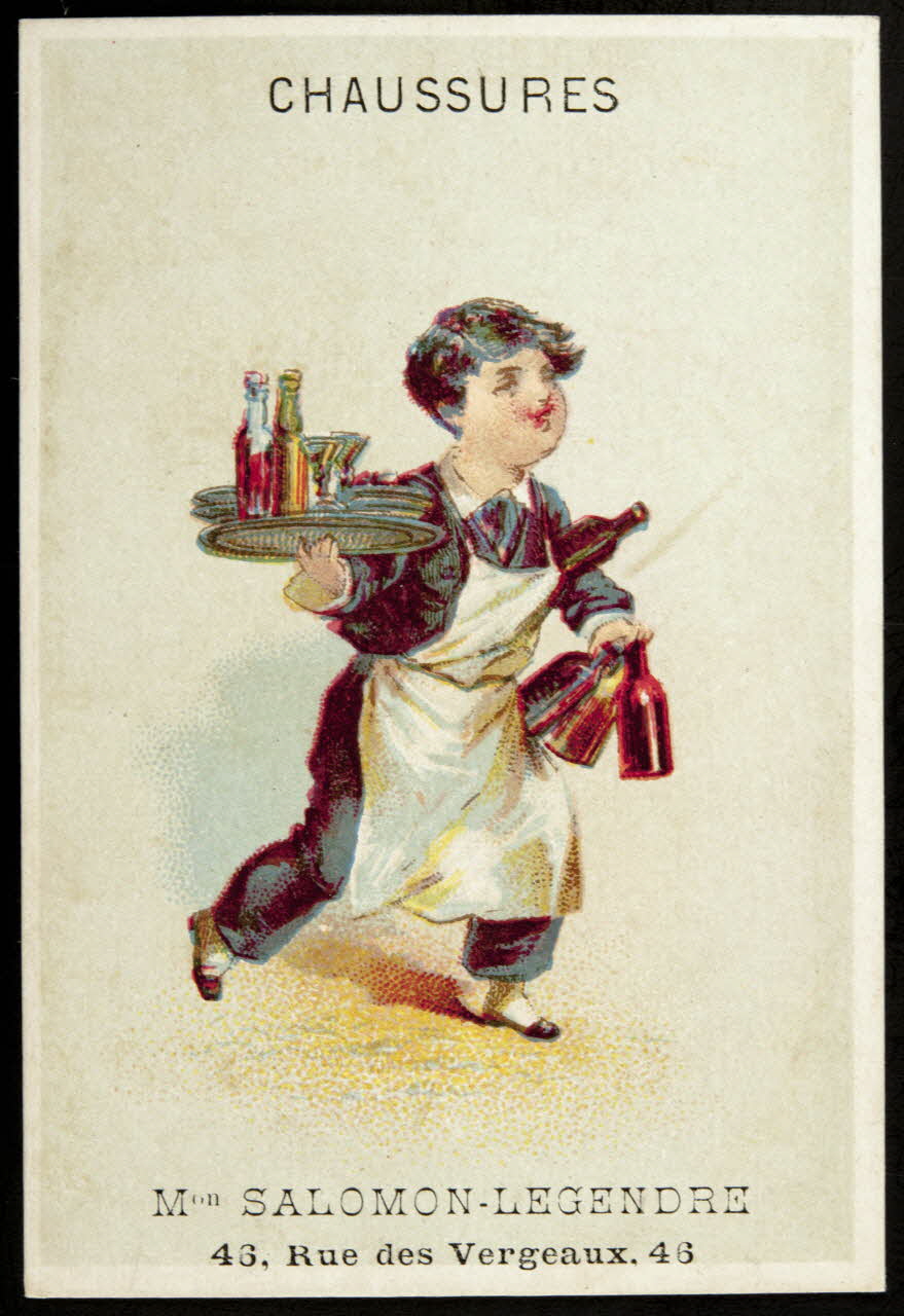 Mertens Léon carte réclame chromo Paris 1920 1995.1.1143.10 Photo