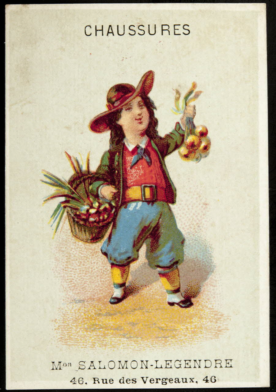 Mertens Léon carte réclame chromo Paris 1920 1995.1.1143.11 Photo