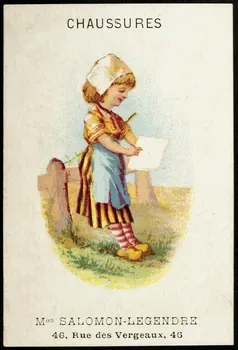 Mertens Léon carte réclame chromo Paris 1920 1995.1.1143.15 Photo