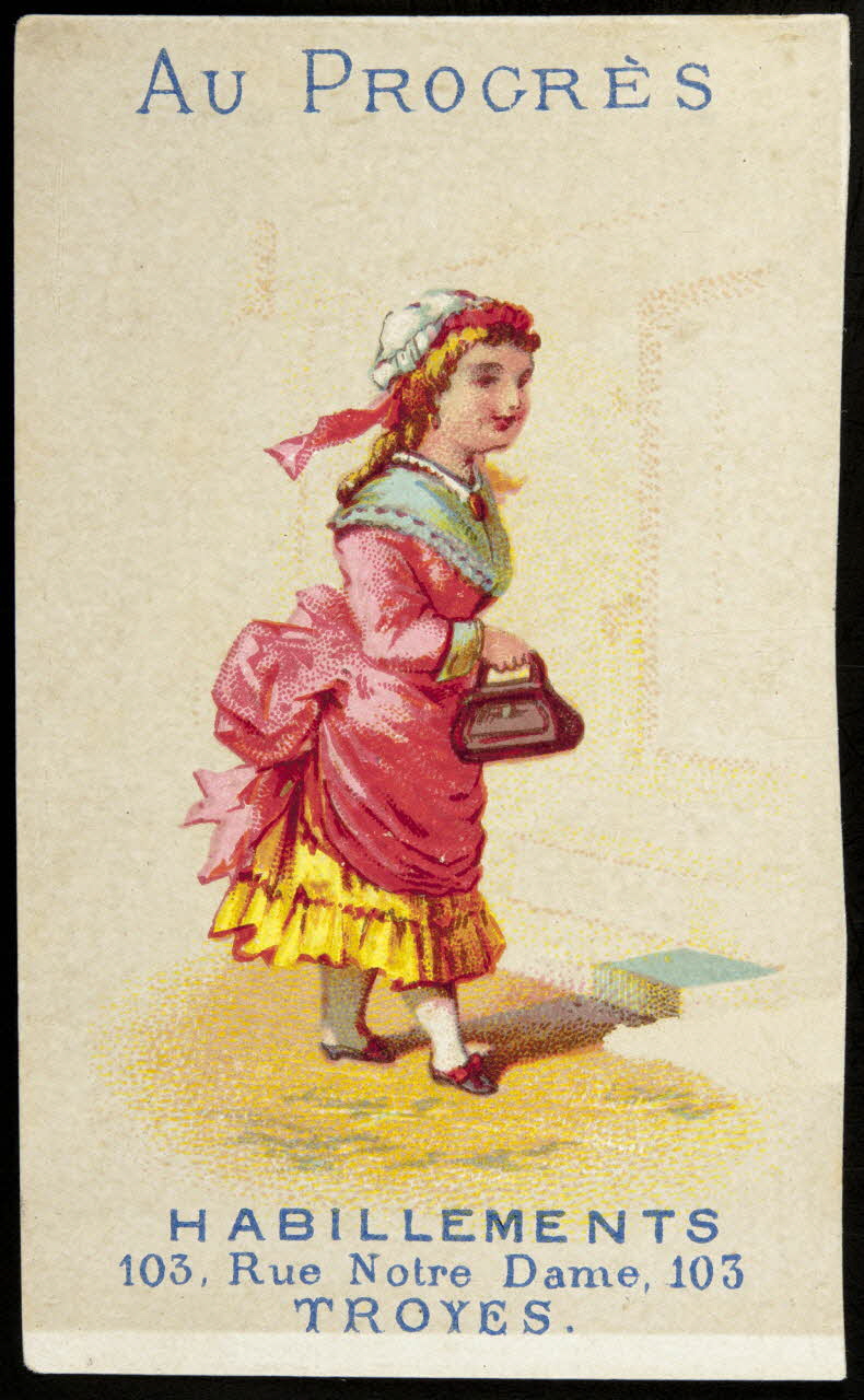 Mertens Léon carte réclame chromo Paris 1920 1995.1.1143.19 Photo