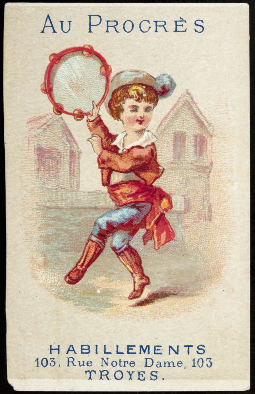 Mertens Léon carte réclame chromo Paris 1920 1995.1.1143.3 Photo