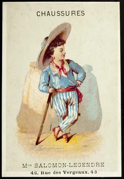 Mertens Léon carte réclame chromo Paris 1920 1995.1.1143.5 Photo