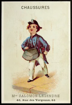 Mertens Léon carte réclame chromo Paris 1920 1995.1.1143.6 Photo