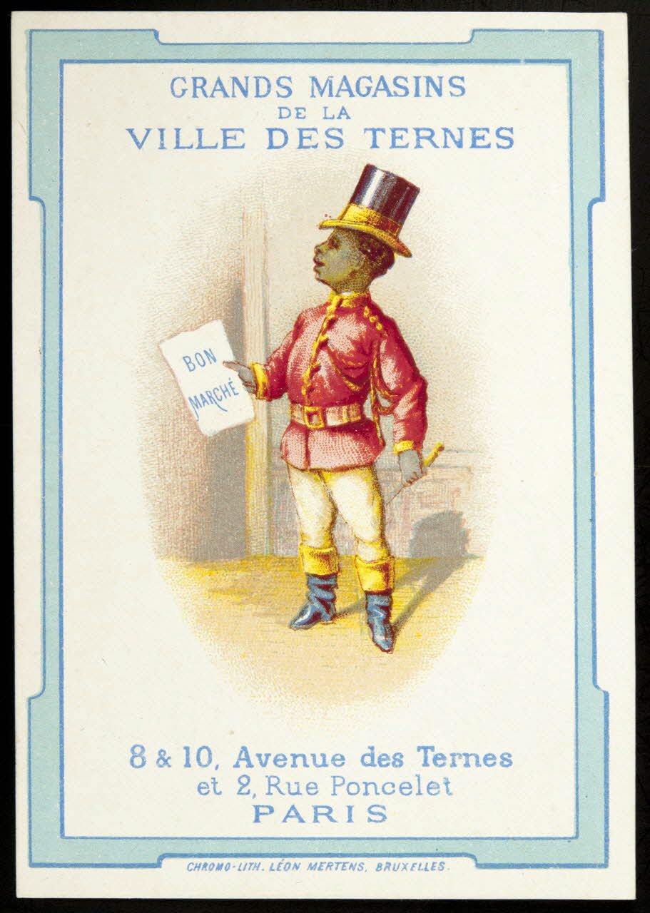 Mertens Léon carte réclame chromo Bruxelles 1920 1995.1.1143.8 Photo